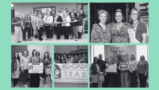 Collage of photos featuring ISAS staff and supporters since 1999.